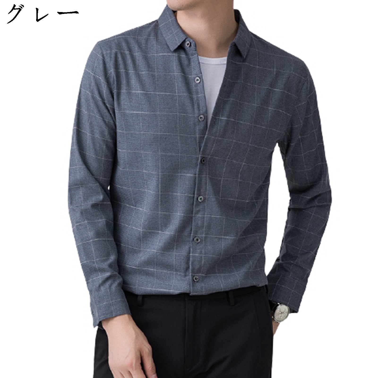 シャツ メンズ カジュアル ビジネス 長袖 オーバーサイズ 春用 秋用 夏服 チェックシャツ 冬服 柔らかい おしゃれ お出かけ 贈物 男性 アウトドア