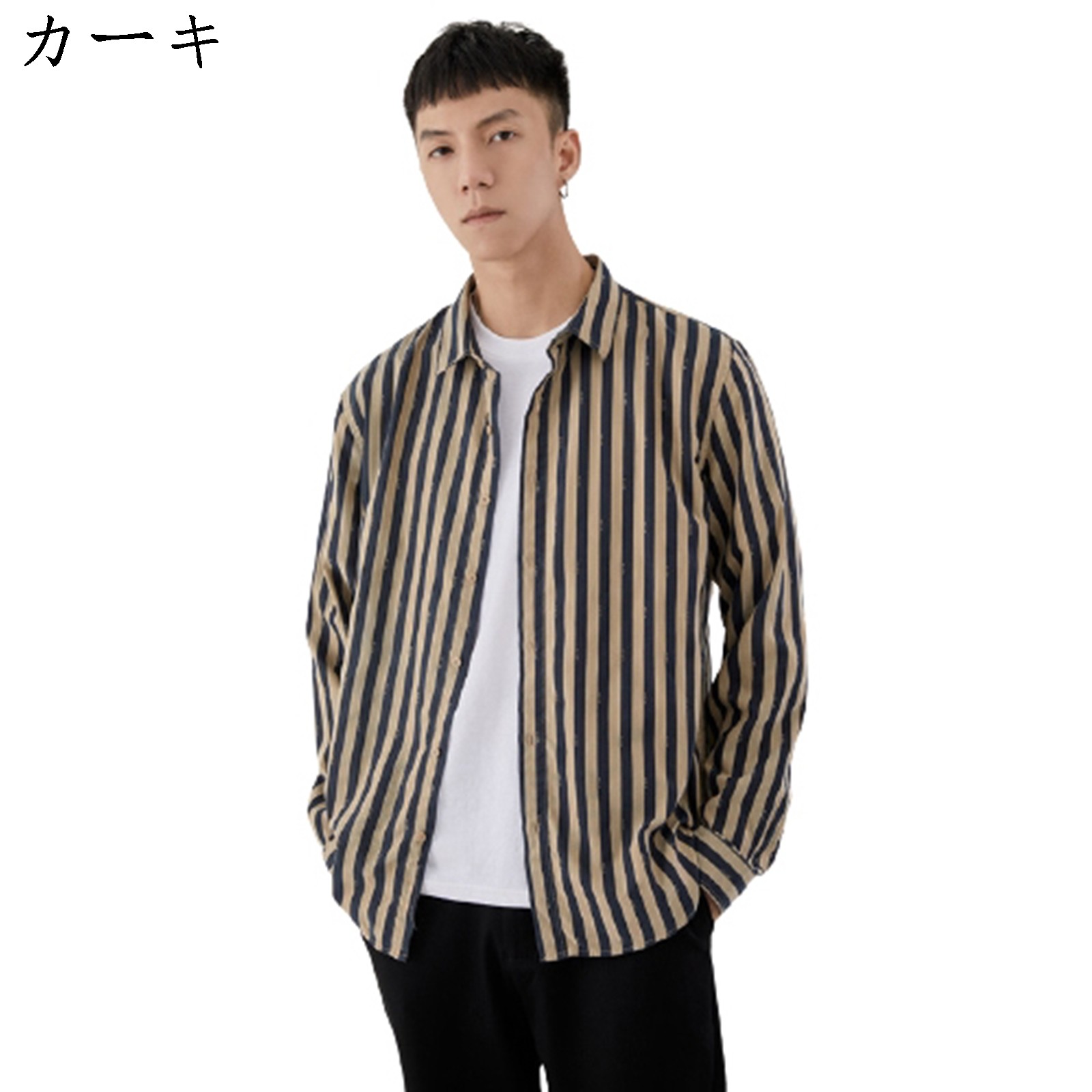 シャツ メンズ カジュアル ビジネス 長袖 オーバーサイズ 春 秋 夏 コットン 着痩せ 速乾 吸汗 冬服 柔らかい ファッション お出かけ ギフト 男性 男女兼用 アウトドア