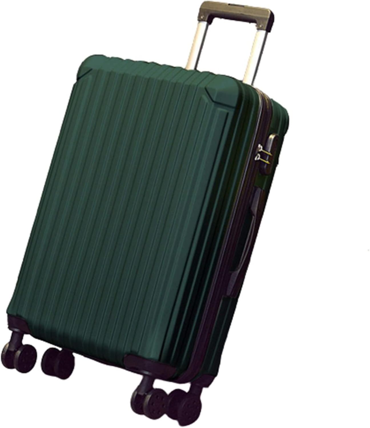 旅行バッグ 持ちはこび入れもの 機内持ち込み 35L キャリーバッグ ジッパー式 超軽さ 小型 耐衝撃 静音 ダブルキャスター 360度回転させる 旅する 商行為 出張 緑であること S大きさ（1-3泊）