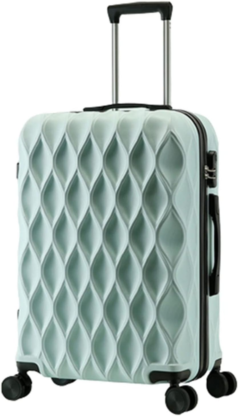 旅行バッグ 持ちはこび入れもの 45L キャリーバッグ ジッパー式 超軽さ 大型 耐衝撃 静音 ダブルキャスター 360度回転させる 旅する 商行為 出張 緑であること M大きさ（3-5泊）