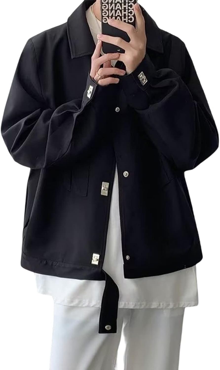 アウター　春秋　メンズ　ジャケット　防風　防寒　ゆったり　ストレッチ　ベーシック　ショート丈　韓国　ファッション　かっこいい　着回し　通勤　通学　お出かけ　大きいサイズ　ブルゾン｜Libre777