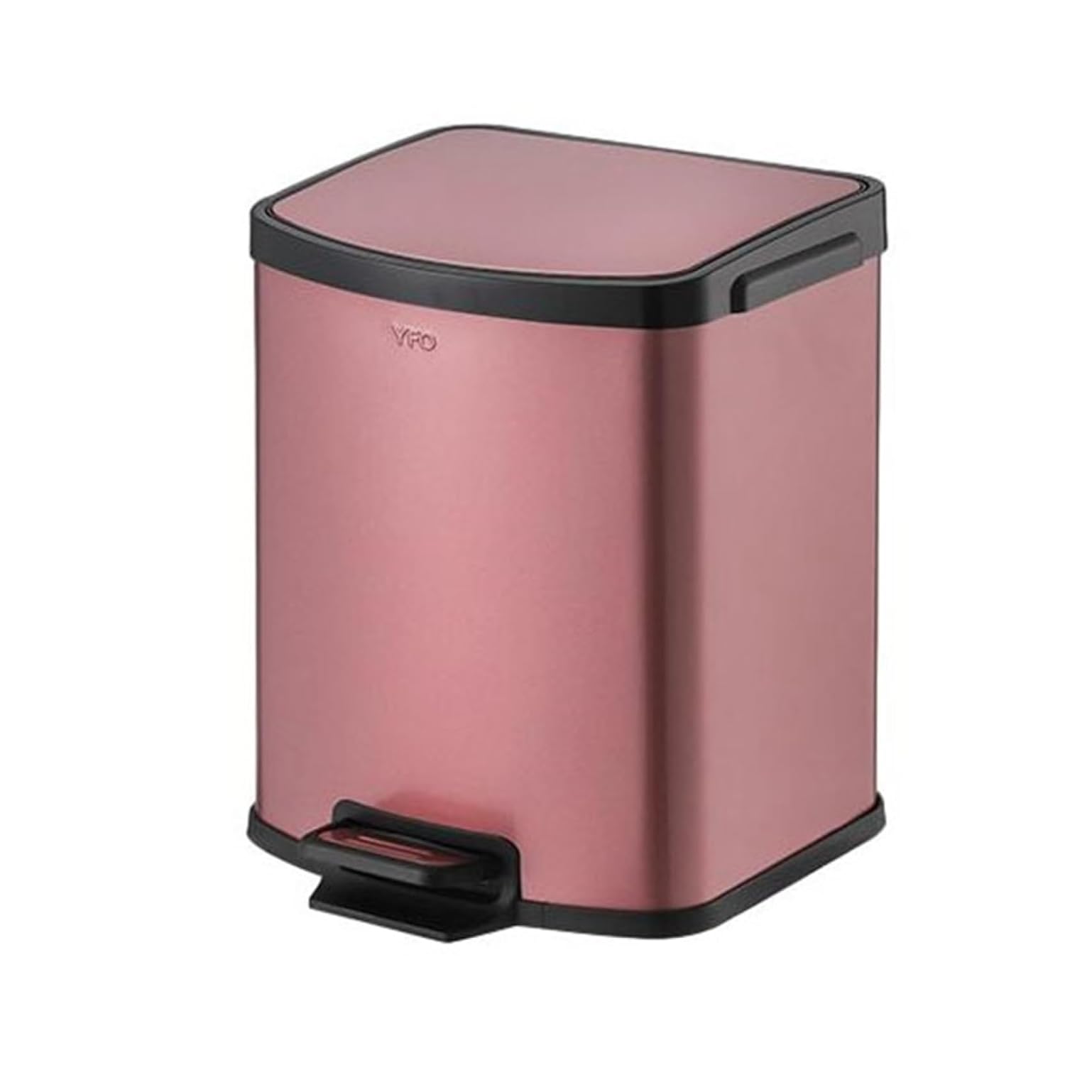 ゴミ箱 ふた付き 5L ダストボックス 角型 ペダル式 ごみ箱 スリム おしゃれ 抗菌 消臭 密閉 音無し 部屋 キッチン リビングルーム トイレ 浴室 オフィス用 スチール