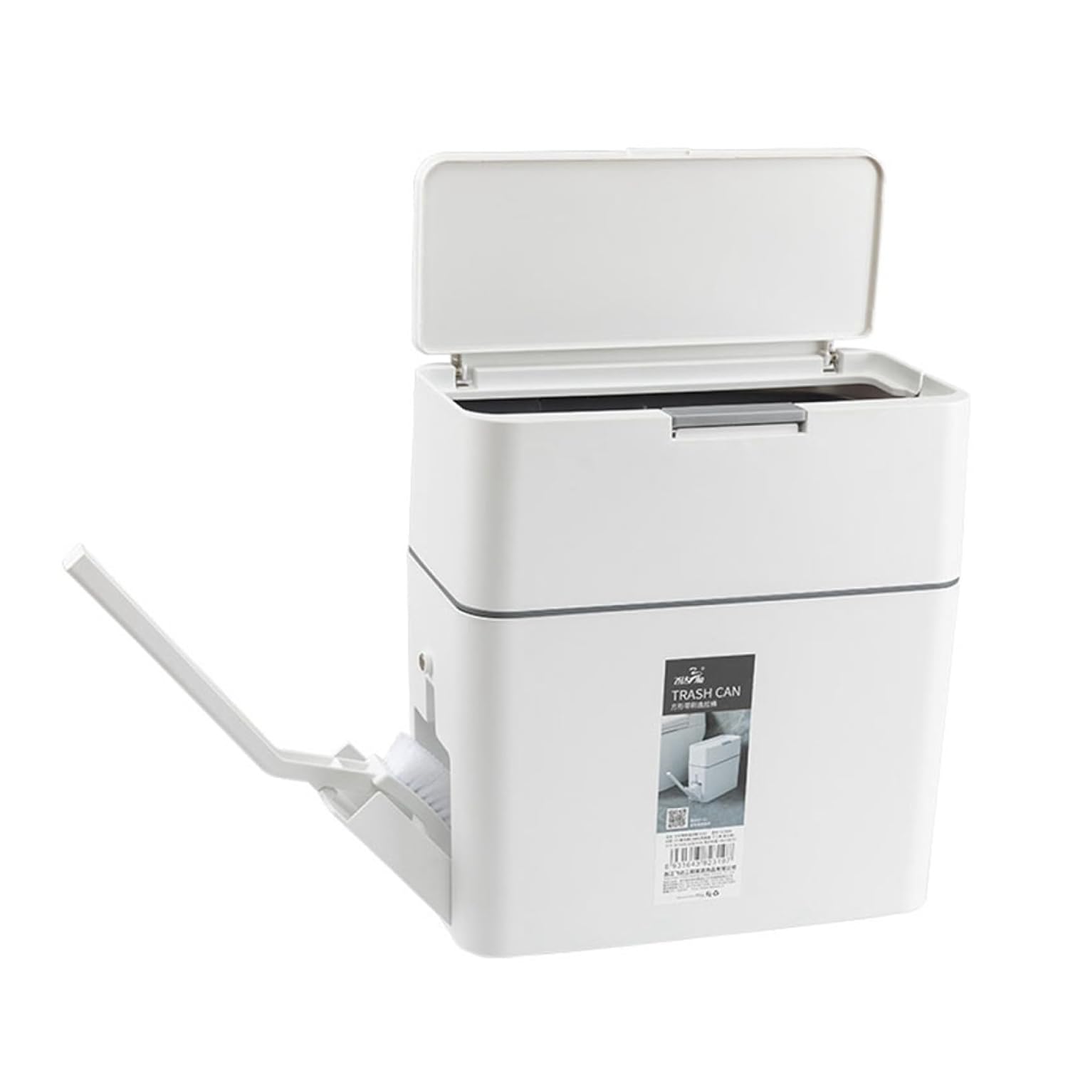 ゴミ箱 ふた付き 12L ダストボックス 角型 プッシュ式 ごみ箱 スリム おしゃれ 抗菌 消臭 密閉 音無し 部屋 キッチン リビングルーム トイレ 浴室 オフィス用 プラスチック