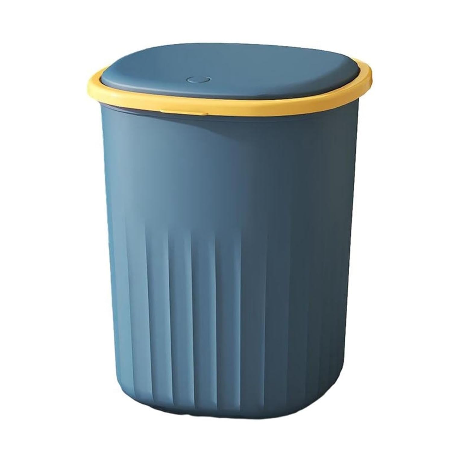 ゴミ箱 ふた付き 15L ダストボックス 丸型 プッシュ式 ごみ箱 スリム おしゃれ 抗菌 消臭 密閉 音無し 部屋 キッチン リビングルーム トイレ 浴室 オフィス用 プラスチック