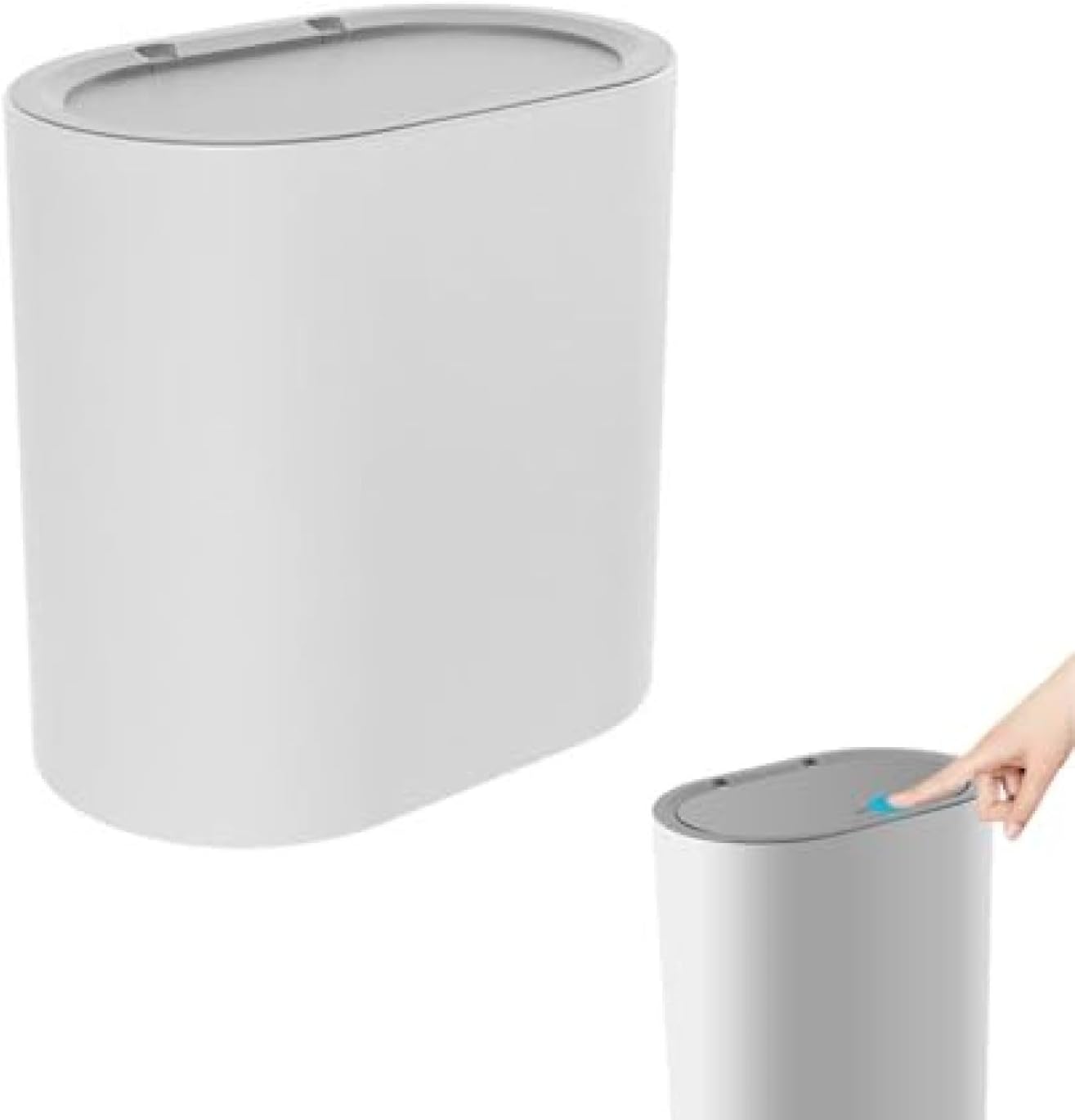 ゴミ箱 ふた付き おしゃれ スリム 分別 ごみ箱 大容量 キッチンごみ箱 密閉式 は無臭で密閉 蓋付きゴミ箱 ふた付き ゴミ袋対応 幅16.5×奥行25.5×高さ25cm オムツ 省スペース 開けっぱ