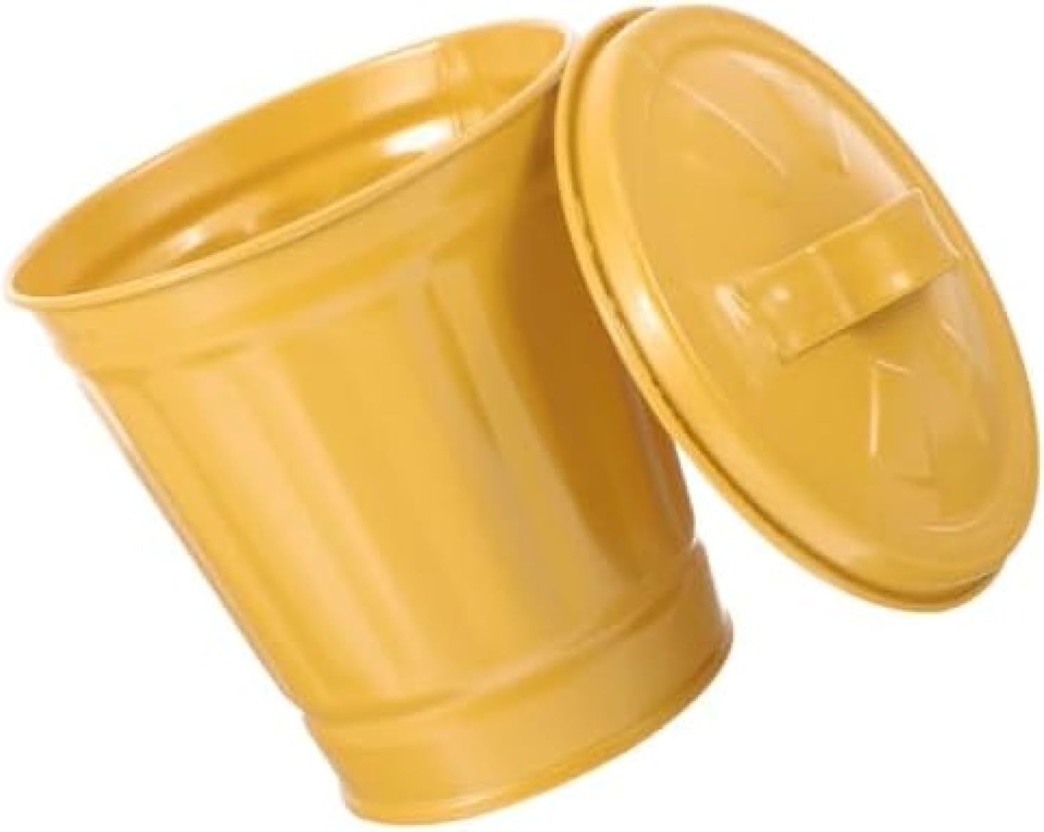 亜鉛メッキ ゴミ箱 缶 バケツ ミニ メタル ゴミ箱 蓋付き ヴィンテージ ファームハウス メタル ユーティリティ ペール デスクトップ ホルダー ホルダー くずかご ゴミ箱 ゴミ箱 カップ 鉛筆 ビ|Libre777