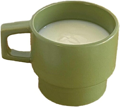 スタックマグ 200ml コップ カップ マグ マグカップ 200ml コーヒー 珈琲 お茶 ティー シンプル 磁器 ギフト 緑 グリーン おしゃれ かわいい 200ml*2 女性 敬老の日 男性 引
