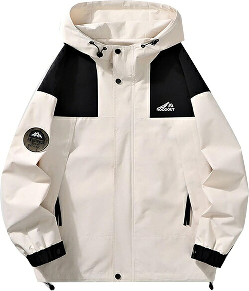 マウンテンパーカー メンズ フード付き 薄手 無地 登山服 多機能 ジャンパー 防風 シンプル アウター コート 長袖 防寒 ジャケット 軽量 カジュアル 春秋冬 ブルゾン 大きいサイズ 人気 おしゃ|Libre777