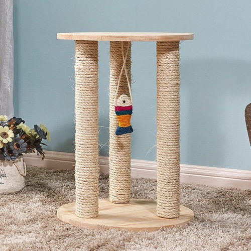 猫用品 ペット用 キャットタワー 猫ベッド 40*50cm 爪研ぎ 麻 据え置き 低い 猫タワー インテリア 猫 ねこ おもちゃ 爪とぎ つめとぎ シンプル おしゃれ 猫ハウス カラー1 省スペース