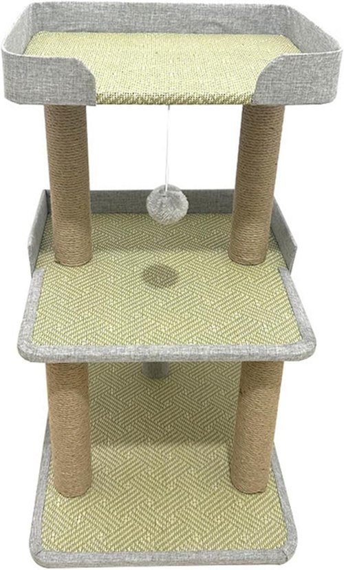 猫 ステップ 階段 子猫 カラー1 シニア 階段 ペット用品 オシャレ 滑り止め 踏み台 猫ベッド 爪とぎ 猫タワー キャットタワー ペット用品 多機能 安定性 40cm 耐久 組立簡単｜Libre777