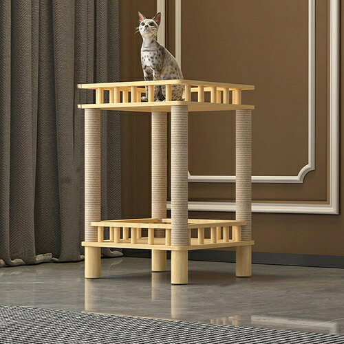 猫 爪研ぎ 猫 つめとぎ 40*40*60 天然サイザル麻 可愛いインテリア 安定 長持ち キャットソファ 家具破壊防止 運動不足改善 ストレス解消 猫用品 耐荷重 耐久性 四季対応 カラー1 家具傷