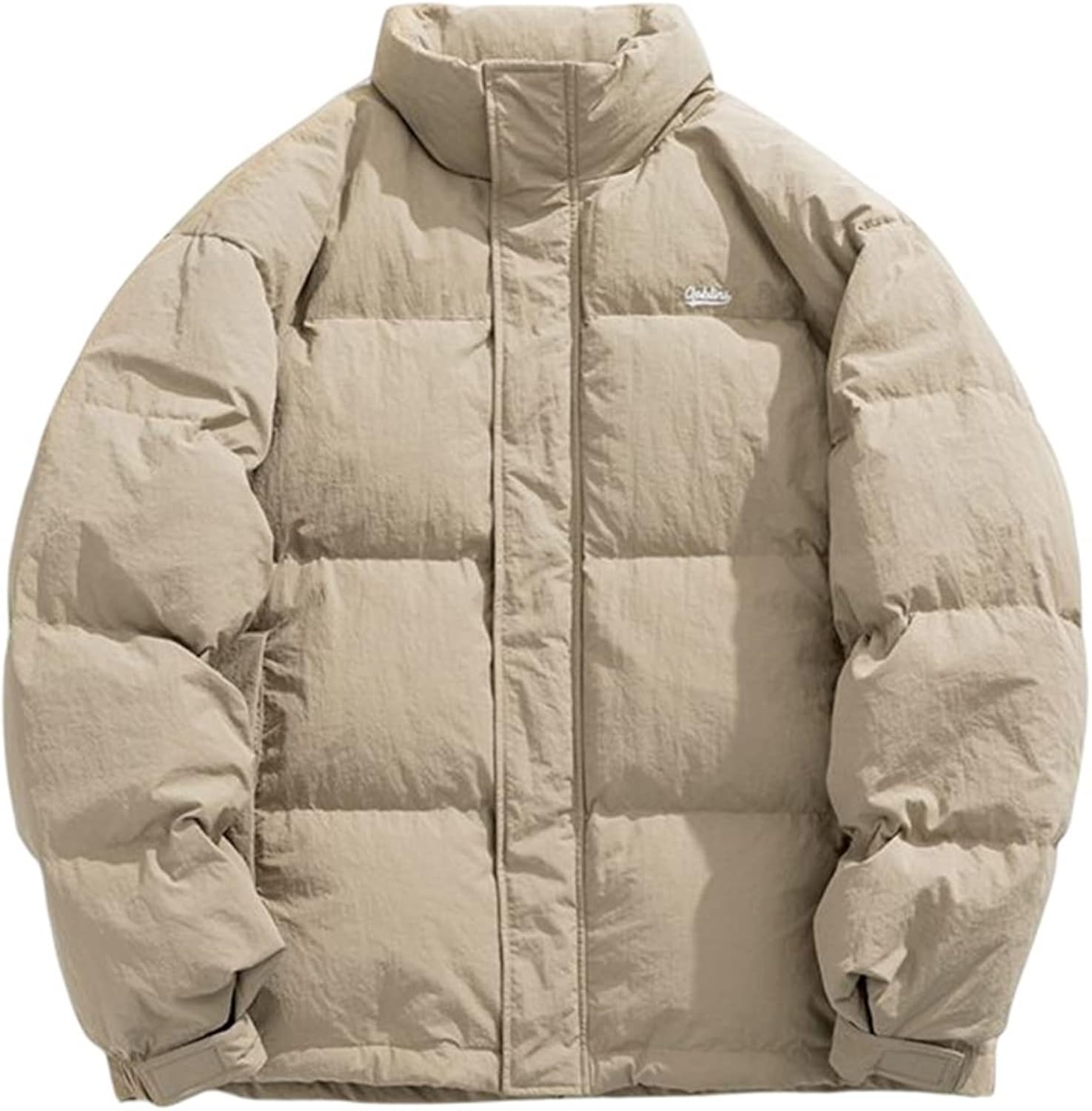 ダウンコート 中綿ジャケット メンズ カジュアル アウトドア 登山 冬服 ふわふわ 暖かい 防風防寒 撥水 ショート丈 スタンドカラー おしゃれ 日系 無地 カッコイイ ゆったり 大きめ