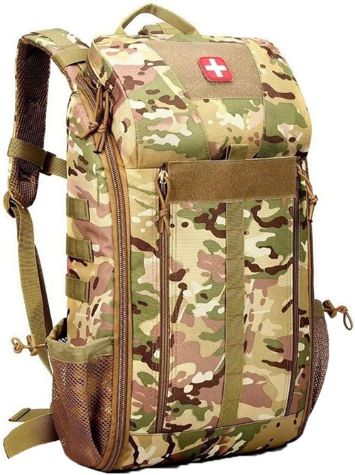 ミリタリー バックパック 大容量 登山 リュック タクティカル バッグ 多機能 軍用 リュックサック キャンプ トレッキング 旅行 防災 各種ポケット搭載 マウンテン トラベル用