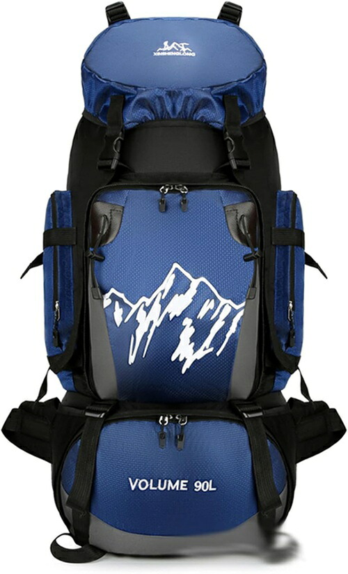 登山用リュックサック 大型 大容量 軽量 耐久性 クライミング トレッキング ランニング アウトドア用バックパック 旅行 登山 釣り トレッキング サイクリング スポーツ 防災