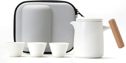 旅するティーセット 陶磁茶具 仕かける 持っていく式 軽さ 納める御徒面子付き添い人 茶入れ 急須 湯呑み仕かける 緑であること 茶の葉出し 煎茶碗 茶道 差し上げ物 茶出し 通い ティーポット 軽さ 持っていく式 和風急須 茶器仕かける コーヒー・お茶用品-茶道具・湯呑・急須