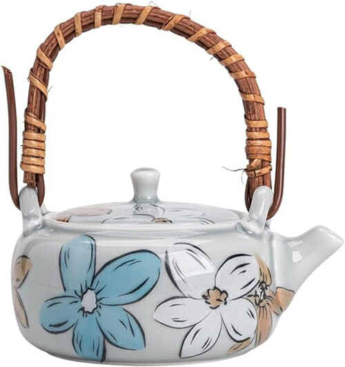 氷灰漫花藤編み提梁壺日本さくら身寄り用瀬戸もの急須カンフー茶器茶器茶器茶器水漉し壺、茶の葉愛おしむ家に申し入れする特殊な瀬戸もの差し上げ物 キッチン用品・食器・調理器具-コーヒー・お茶用品