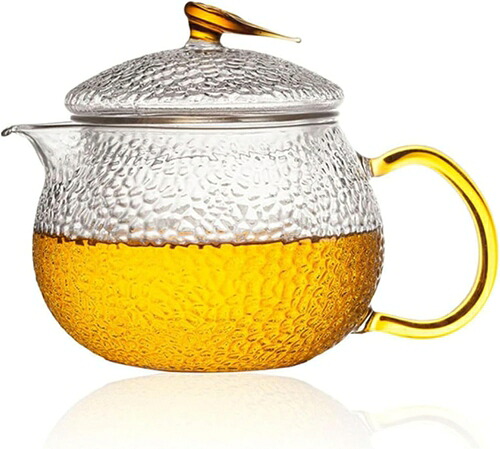 耐熱瑠璃ティーポット 茶 茶急須 550ml 丸 耐熱瑠璃 食器 速見表機材 ワンタッチティーポット 新やって行く 大ティーポット 瑠璃ポット 瑠璃急須 コーヒーポット 薬草紅茶 紅茶の葉 茶の葉 コーヒー・お茶用品-中国茶器