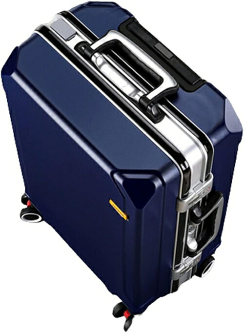 スーツケース キャリーケース 機内持ち込み 35L キャリーバッグ USB充電口 アルミフレーム 超軽量 小型 耐衝撃 静音 ダブルキャスター 360度回転 旅行 ビジネス 出張 ブルー Sサイズ(1|Libre777