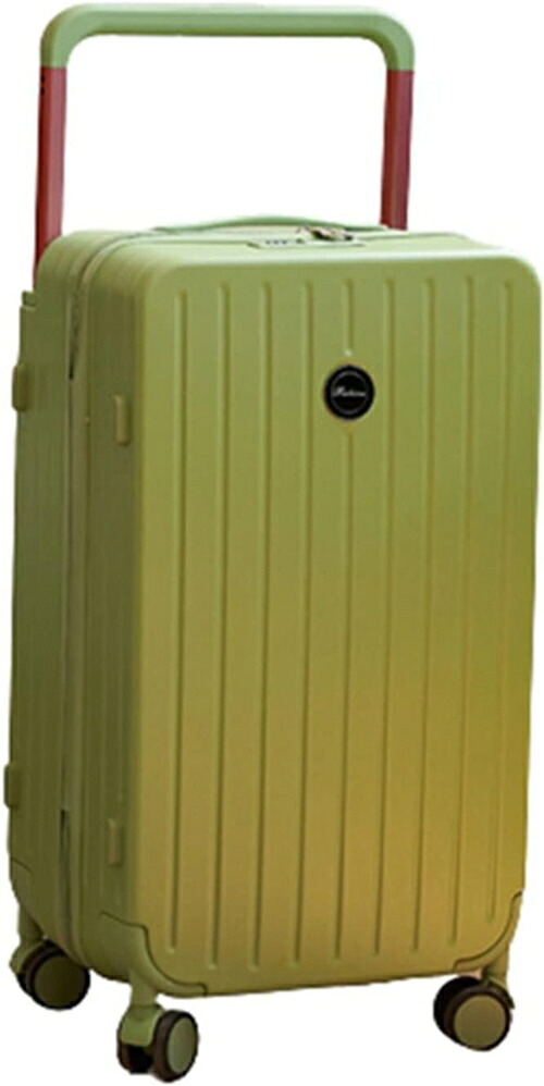 スーツケース キャリーケース 機内持ち込み 35L キャリーバッグ TSAロック搭載 ファスナー式 超軽量 小型 耐衝撃 静音 ダブルキャスター 360度回転 旅行 ビジネス 出張 グリーン Sサイズ