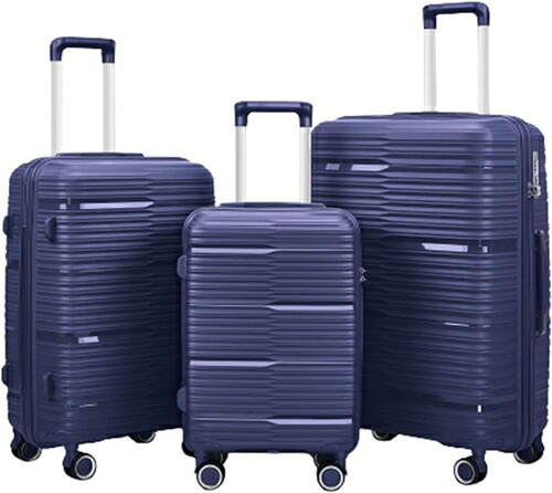 スーツケース キャリーケース 機内持ち込み 40L キャリーバッグ TSAロック搭載 ファスナー式 超軽量 小型 耐衝撃 静音 ダブルキャスター 360度回転 旅行 ビジネス 出張 ブルー Sサイズ（