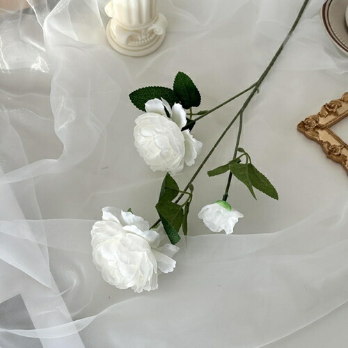 造花 飾り インテリア おしゃれ 牡丹 1本 枯れない花 寝室 玄関 部屋 オフィス 母の日 結婚式 誕生日 お祝い 開店祝い お見舞い ウェディング パーティー プレゼント 写真小道具 アートフラワ