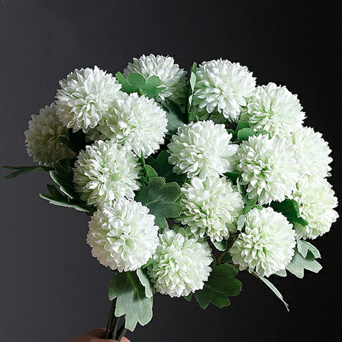 造花 室内装飾 卓球菊 10本 緑であること 枯れない花 作物御花 母の日差し上げ物 差し上げ物 愛くるしげ 儀式用 御芽出度 執務室 店 茶店 御芽出度 寄りあい 生まれ落ちる日 胸花 似たりの花 人工観葉植