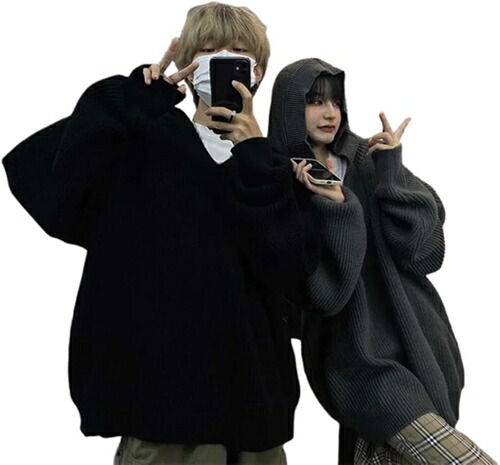 ジュタオピン ペアルック パーカー カップル レディース ニット フード付き セーター メンズ パーカー ペア カップル パーカー お揃い ペア服 長袖 パーカー 春 秋 冬 服 コーデ ペアルック