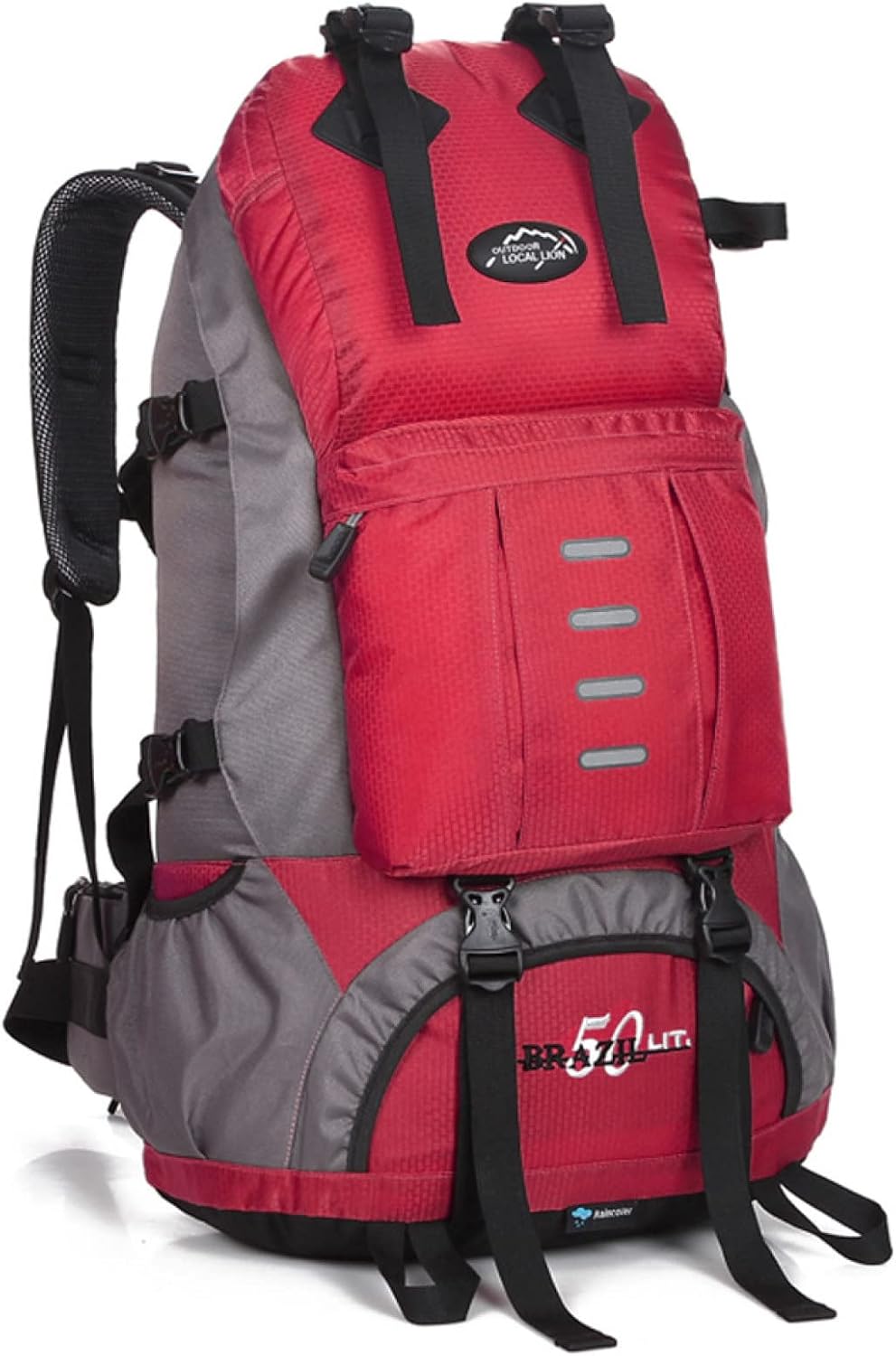 登山バッグ 50L 登山リュック 大容量 ザック 撥水・防汚 バックパック リュックサック 超軽量 通気性 男女兼用 収納性 多機能 防災 旅行 アウトドア キャンプ ハイキング