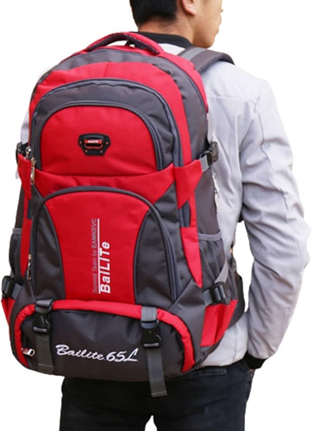登山リュック 65L 登山バッグ 大容量 リュックサック 撥水・防汚 ザック バックパック 超軽量 通気性 男女兼用 収納性 多機能 防災 旅行 アウトドア キャンプ ハイキング