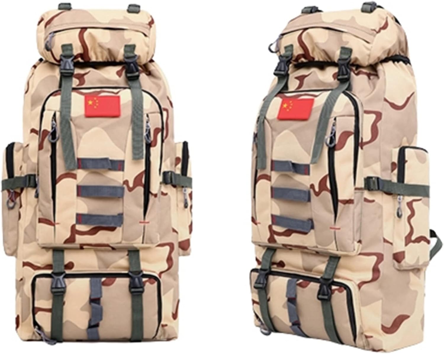 登山バッグ 80L 登山リュック 大容量 リュックサック 防水 ザック バックパック 収納性 超軽量 通気性 男女兼用 多機能 キャンプ 防災 旅行 ハイキング アウトドア