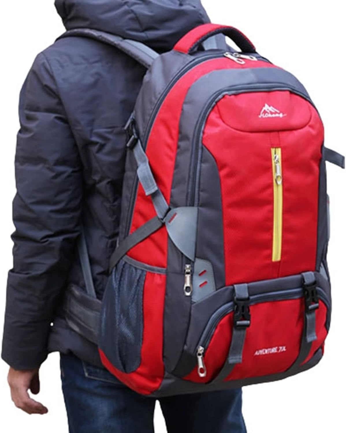 登山リュック 70L 登山バッグ 大容量 ザック 撥水・防汚 バックパック リュックサック 通気性 超軽量 収納性 多機能 男女兼用 旅行 防災 キャンプ ハイキング アウトドア｜Libre777