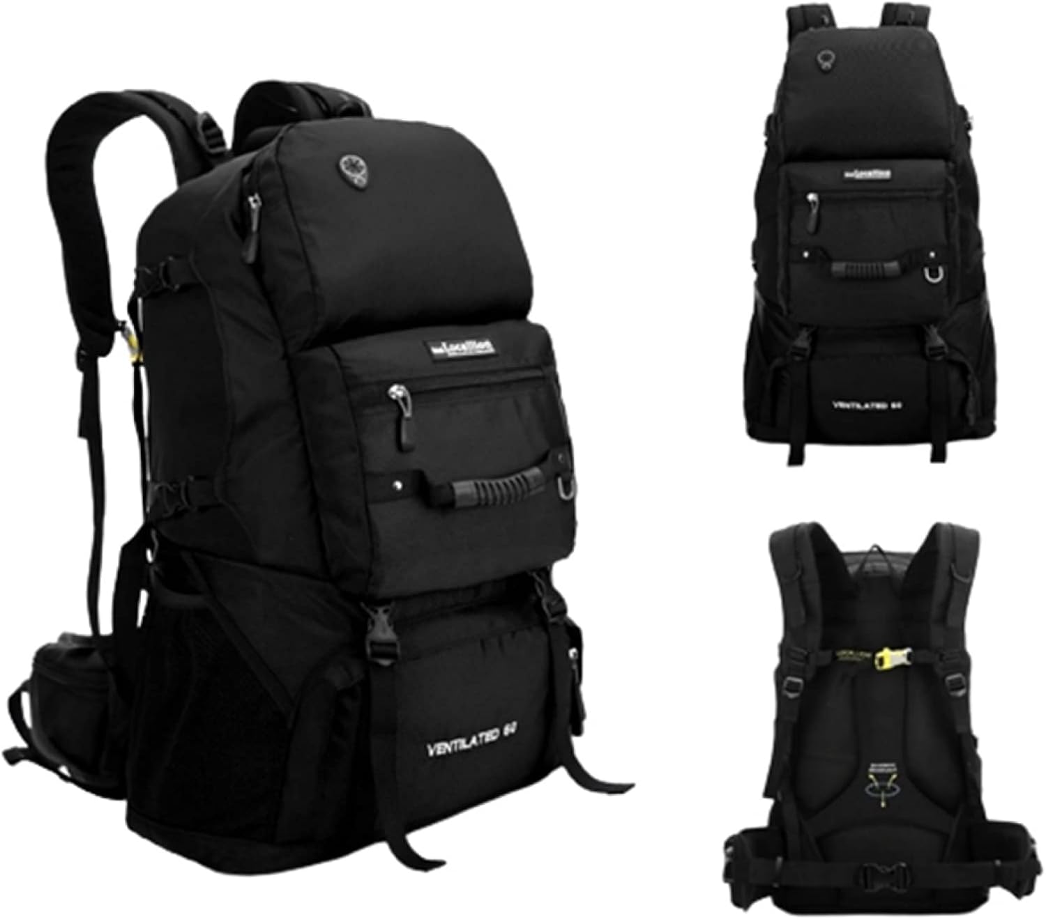 登山リュック 60L 登山バッグ 大容量 リュックサック 防水 ザック バックパック 超軽量 通気性 男女兼用 収納性 多機能 防災 旅行 アウトドア キャンプ ハイキング