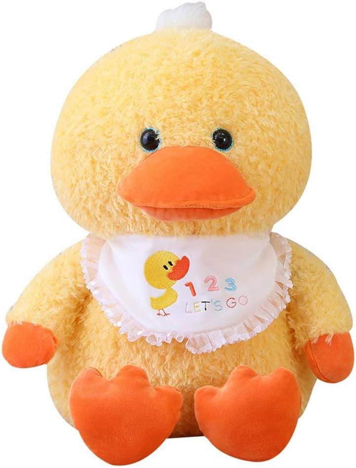 ぬいぐるみ ひよこ 小鶏 ねむねむ 大きいクッション 寝かしつけ 癒し系 もちもち 置物 雑物 かわいい 子供向け 縫い包み ふわふわなおもち 28cm お祝い イエロー ソファー背当て 誕生日 プレ|Libre777