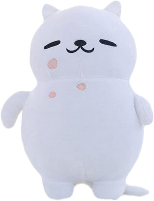 ぬいぐるみ 猫 猫 白猫 馬鹿でかい座布団 好いたらしい 抱き枕 赤ちゃん向け 添い寝 寝かしつけ ねむねむ やわらか 睡眠時間枕 長椅子背心積もり 生まれ落ちる日 グッズ ホンブルグ帽 だきまくら クリスマス 御祭り 52糎