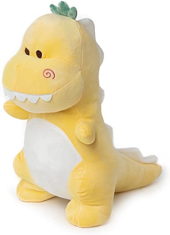 ぬいぐるみ 恐竜 抱き枕 癒し系 大きい もちもち 可愛い お祝い リアル もこもこ 柔らか 添い寝 昼寝枕 気持ちい グッズ イエロー 寝かしつけ 40cm 可愛い クリスマス バレンタインデー ね｜Libre777