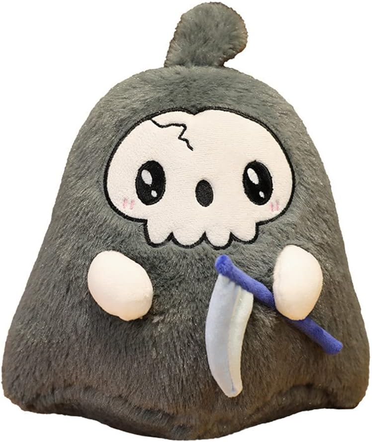ぬいぐるみ 死神 抱き枕 スケルトン人形 本物そっくり かわいい リベッドルーム装飾 やわらかい 寝かしつけ もこもこ 誕生日 クリスマス 30cm プレゼント 可愛い 添い寝 縫い包み 背当て 子供｜Libre777