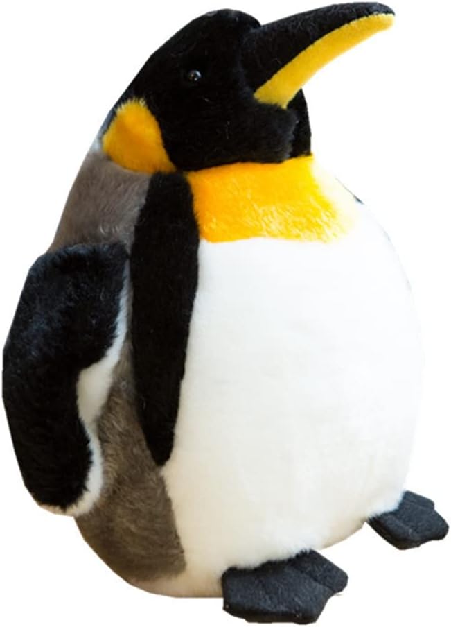 ぬいぐるみ ペンギン 抱き枕 エンペラーペンギン かわいい 本物そっくり リアル ソファー背当て クリスマス 子供向け お祝い ふわふわ 縫いぐるみ 癒し系 ブラック 42cm ベッドサイド 可愛い｜Libre777