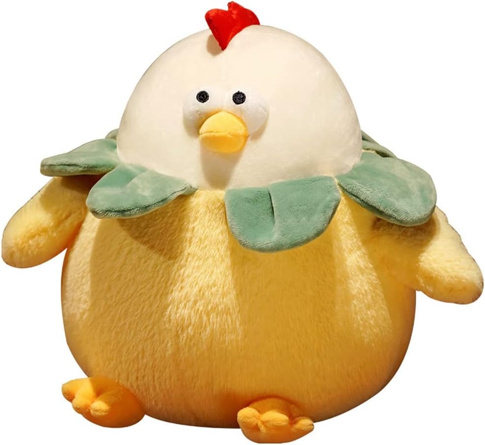 ぬいぐるみ ひよこ 抱き枕 ニワトリ 本物そっくり 面白い かわいい ベッドルーム装飾 やわらかい クリスマス 寝かしつけ もこもこ 誕生日 プレゼント 可愛い 添い寝 33cm 縫い包み 飾り グリ|Libre777