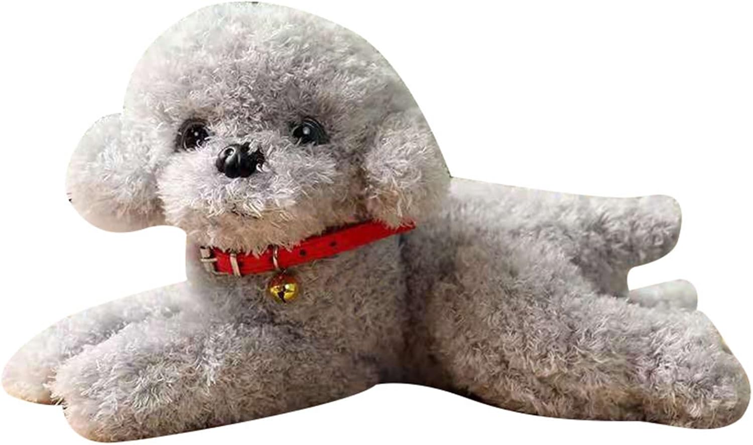 ぬいぐるみ 可愛い プードル 犬 動物 リアル 子供向け 添い寝 寝かしつけ ねむねむ やわらか 昼寝枕 ?祭り キャラクター 子供の日 誕生日 グッズ 大きい ソフト だきまくら 低反発 グレー ク｜Libre777