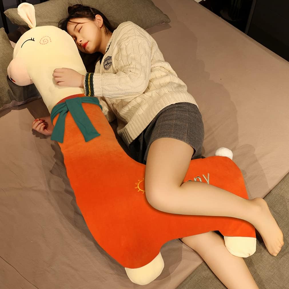 可愛い 洗える インテリア 1.5m 添い寝枕 ぬいぐるみアルパカ 雑貨 アルパカ ぬいぐるみ 抱きまくら 大きい 誕生日 女の子 出産 アニマル クッション 動物 ギフト 気持ちいい 子供 横向き寝｜Libre777