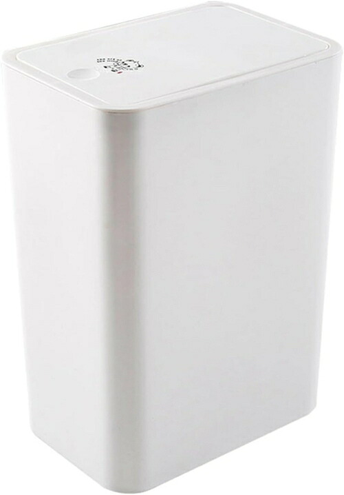 ゴミ箱 ふた付き 15L ダストボックス 角型 プッシュ式 ごみ箱 スリム おしゃれ 抗菌 消臭 密閉 音無し 部屋 キッチン トイレ 浴室 リビングルーム オフィス用 プラスチック