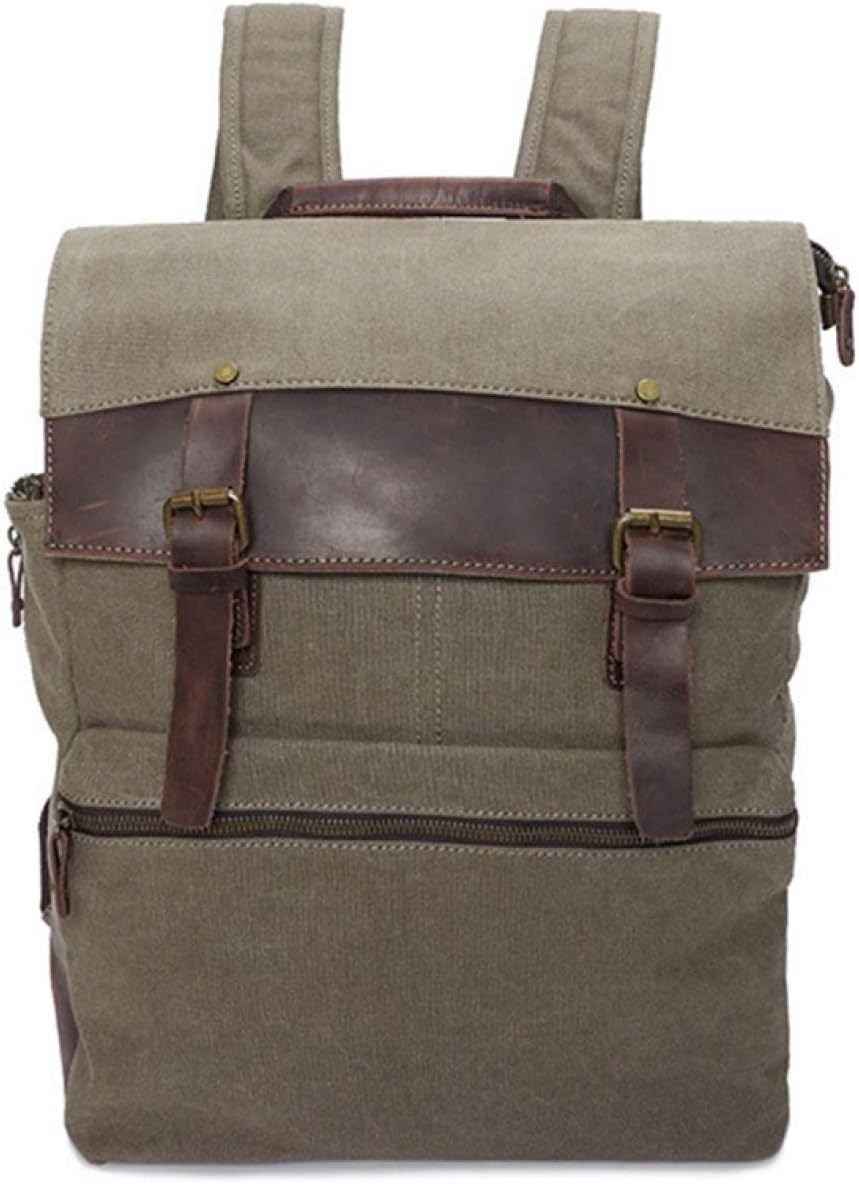 キャンバスバックパック メンズ 45*34*10cm 大容量 多機能 リュックサック デイパック 登山リュック・ザック ビジネス スポーツ アウトドア 旅行 出張 カジュアル レトロ おしゃれ 15,456円