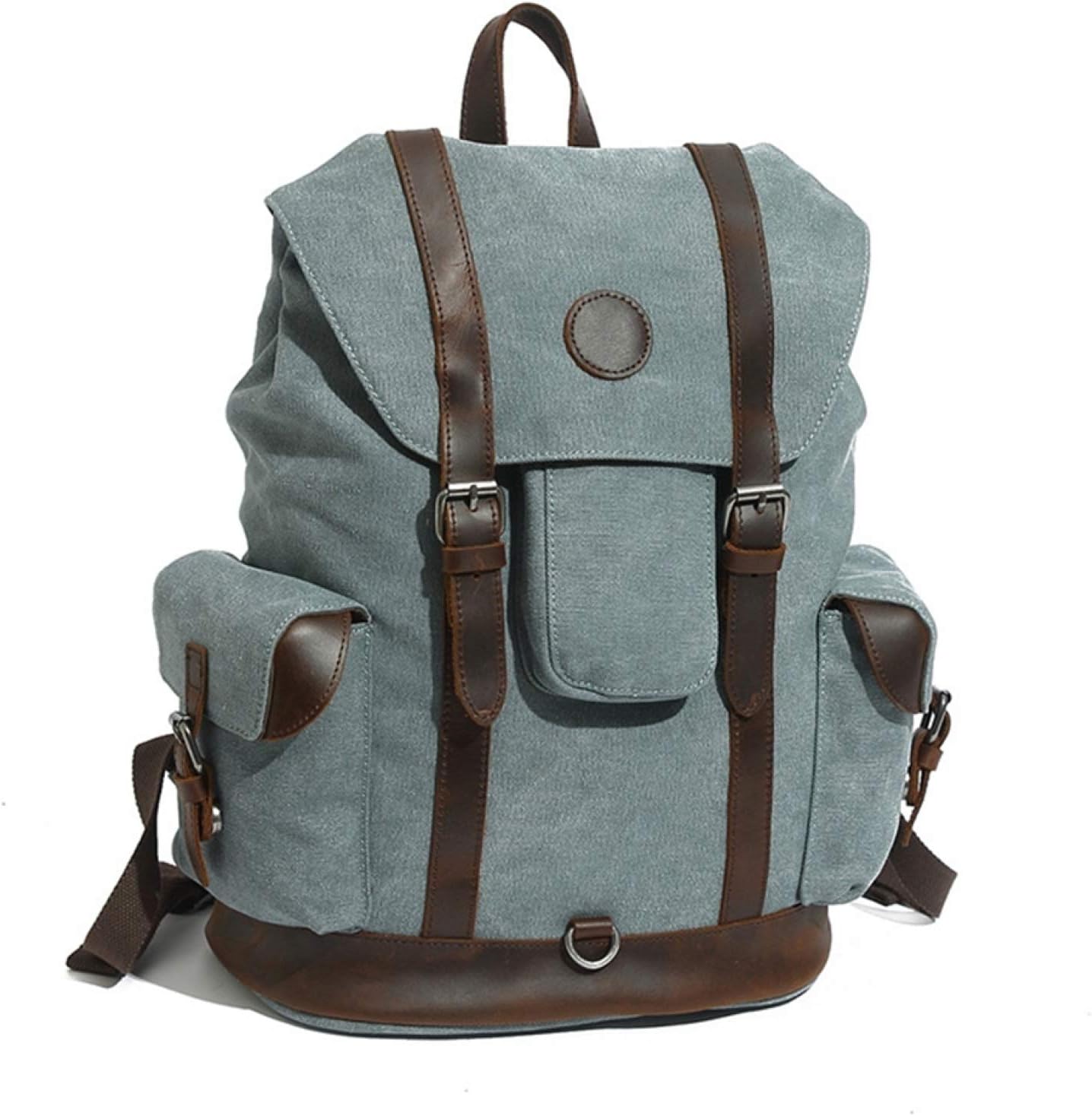 バックパック キャンバス メンズ レトロ 4色展開 40*32*18cm 大容量 丈夫 耐摩耗 多機能 登山リュックサック デイパック ザック ビジネス スポーツ アウトドア 通学 通勤 旅行 出張