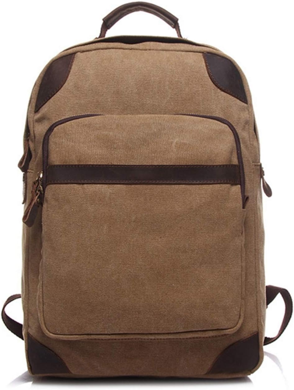 キャンバスバックパック メンズ レトロ 45*31*16cm 大容量 多機能 リュックサック デイパック 登山リュック・ザック ビジネス スポーツ アウトドア 旅行 出張 カジュアル おしゃれ