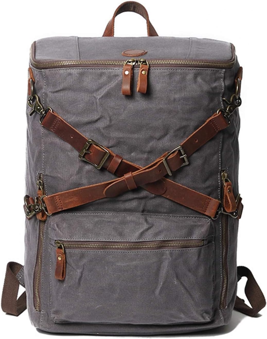 リュック キャンバス レトロ 4色展開 44*30*16cm 大容量 丈夫 耐摩耗 多機能 バックパック 登山リュックサック デイパック ザック ビジネス スポーツ アウトドア 通学 通勤 旅行 出張｜Libre777
