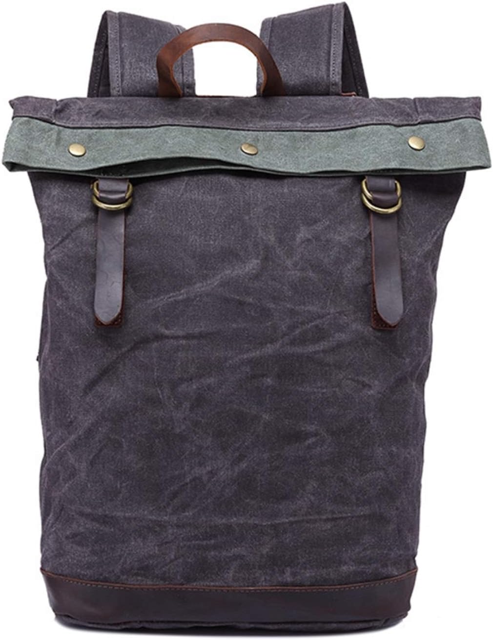 キャンバスバックパック メンズ 46*33*15cm 大容量 多機能 リュックサック デイパック 登山リュック・ザック ビジネス スポーツ アウトドア 旅行 出張 カジュアル レトロ おしゃれ
