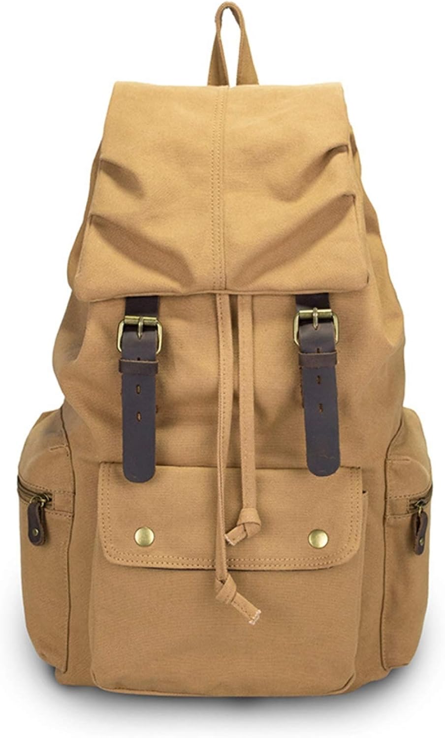 リュックサック キャンバス 54*30*8cm 大容量 多機能 バックパック デイパック 登山リュック・ザック ビジネス スポーツ アウトドア 旅行 出張 レトロ カジュアル おしゃれ