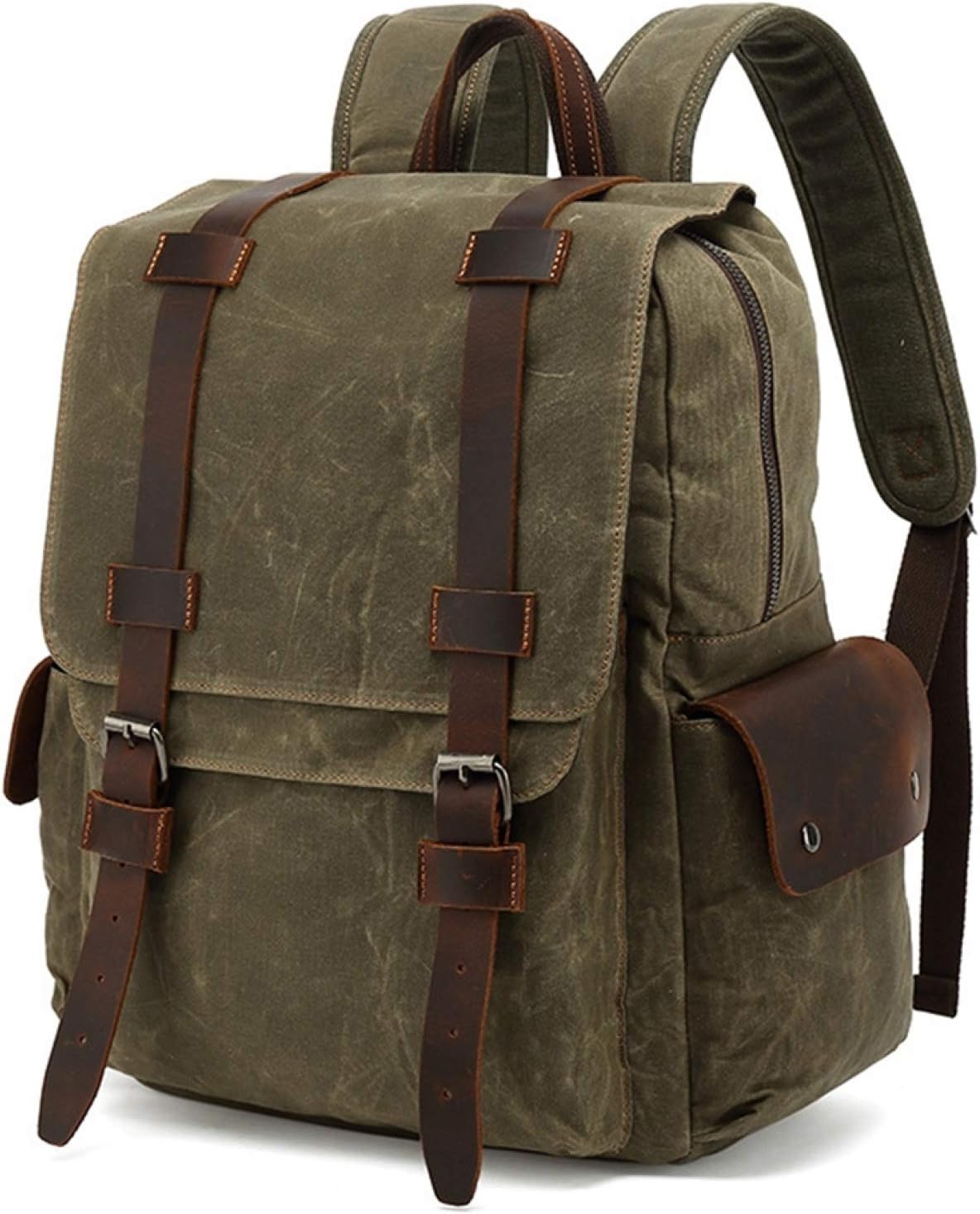 バックパック メンズ キャンバス 42*31*17cm 防水 大容量 多機能 リュックサック デイパック 登山リュック・ザック ビジネス スポーツ アウトドア 旅行 出張 レトロ カジュアル おしゃれ