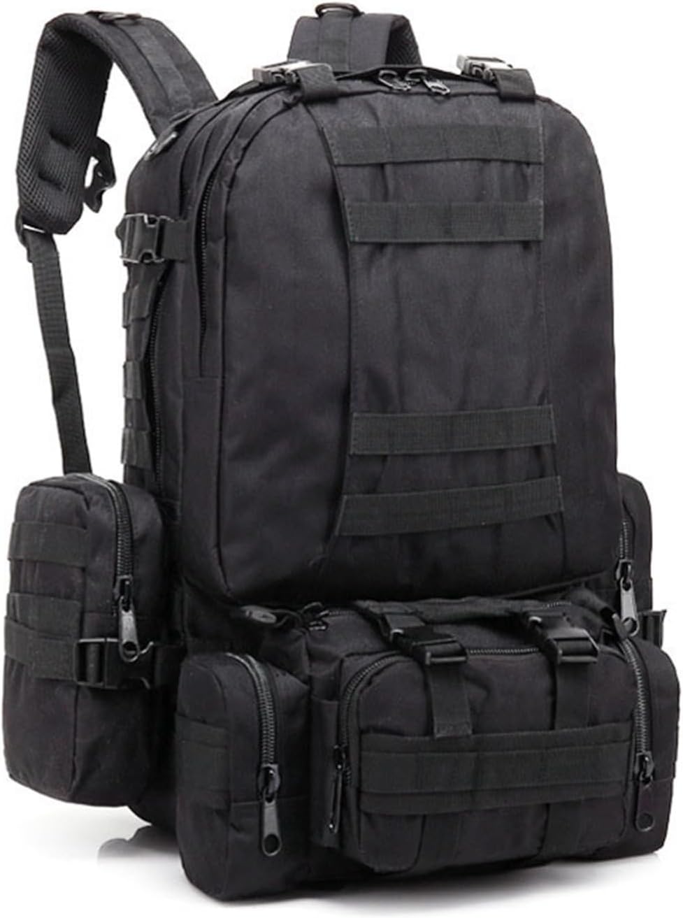 登山リュックザック 中型 55*45*22cm 53L オックスフォード 大容量 防水 耐摩耗 多機能 バックパック デイパック メンズ ビジネス スポーツ アウトドア キャンピング 徒歩 ハイキング