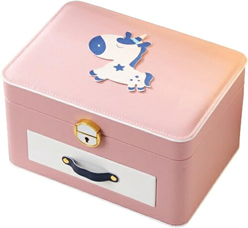 宝飾品ボックス席 付属品容れもの 宝飾品納める 珠玉箱 大収容能力 鍵付き添い人 抽き出し 格好のいい 小容れもの ピアス 首飾り 輪っか 指環置き 御嬢さん お上さん用 さくら色 収納ボックス・ケース-ジュエリー・アクセサリー-ジュエリー・アクセサリー用品